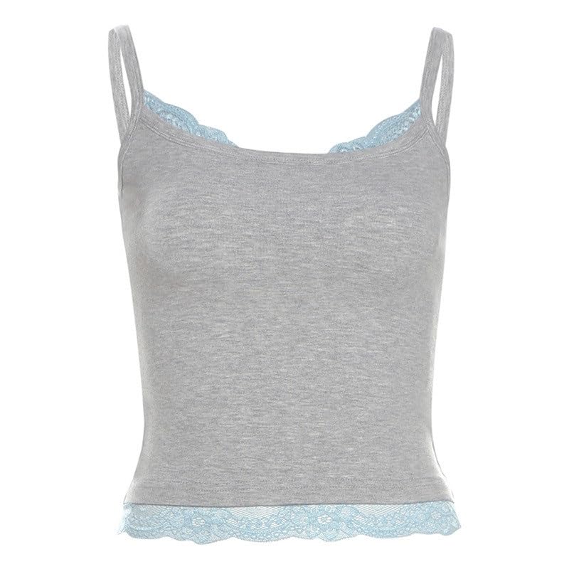 トップス andmary Maisie lace camisole set gray ANDMARY】Maisie lace camisole set